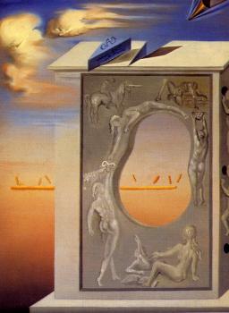 Salvador Dali : The Tower of Enigmas.Project for the cover of Vogue
